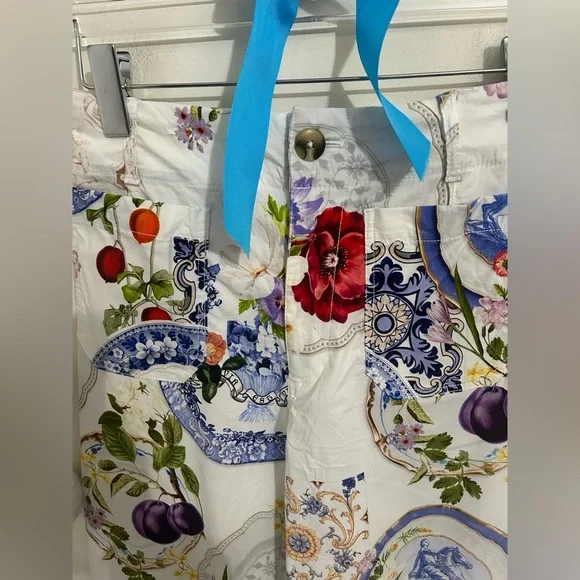 Anthropologie The Colette Wide Leg Cropped Pants by Maeve - Picture 6 of 13